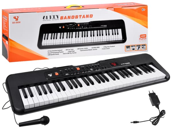 Orgel SD-850 + mikrofon 61 tangenter IN0143