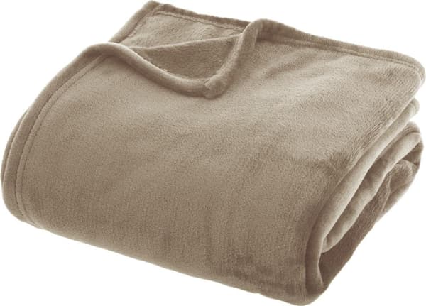 Atmosphera Meringue tæppe BLØDT PLYS Sengetæppe 100% polyester 180x230