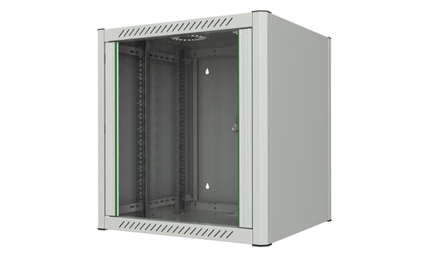 Lanview 19\" 12U Rack Väggfäste 600 x 560 x 645mm - Vit