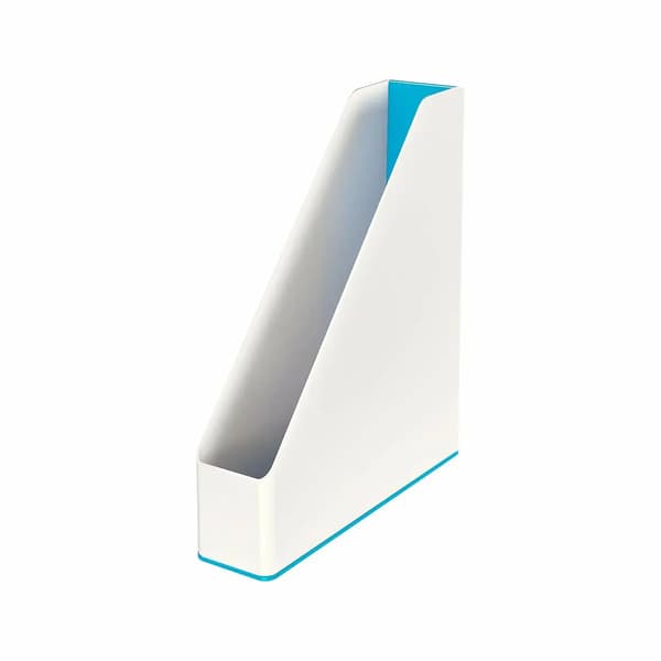 Tidskriftshållare Leitz Blå Vit A4 polystyren (7,3 x 31,8 x 27,2 cm)