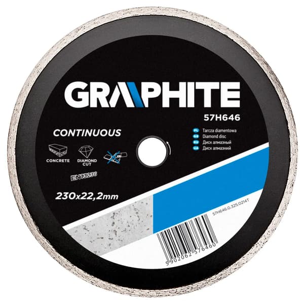 Diamantklinge 230 x 22,2 mm, fuld