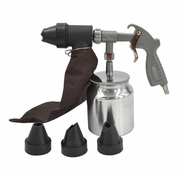 AWTOOLS SANDBLÆSEPISTOL MED GENINDVINDINGSTANK