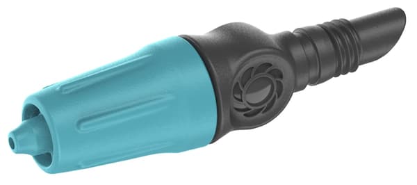 Micro-Drip-System Regulerbar Endedrypper 0-15 l/t (sort/turkis, 10 stk., Model 2023)