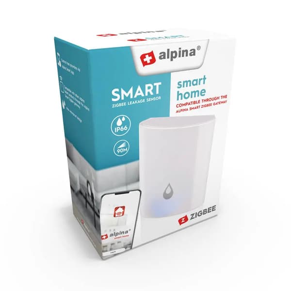 Alpina - Smart Zigbee Netværk Oversvømmelsessensor