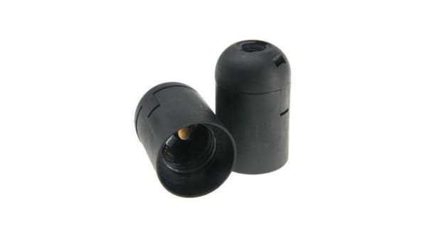 Opal lampeholder OTE27-03 sort - D.3005