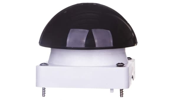 Belyst svampeknap sort IP67 FAK-S 095540