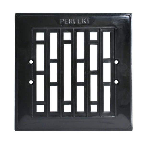 VENTILATIONSGITTER 14*14 SKRECANA SORT