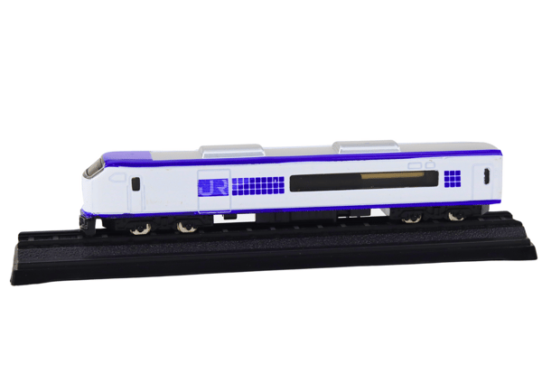Modeljernbanevogn til samlere, 1:48, metal, hvid og blå