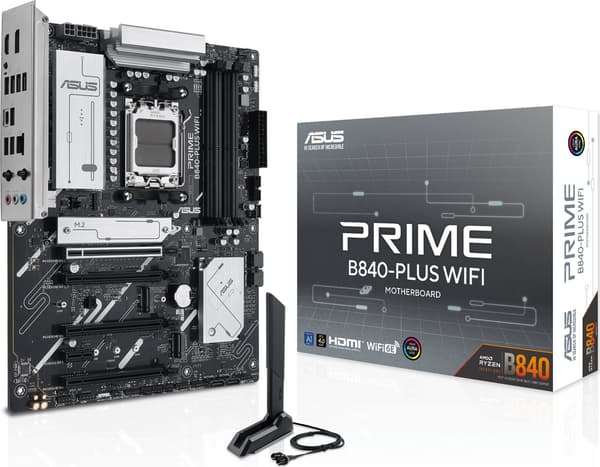ASUS PRIME B840-PLUS WIFI - bundkort - ATX - Socket AM5 - AMD B840