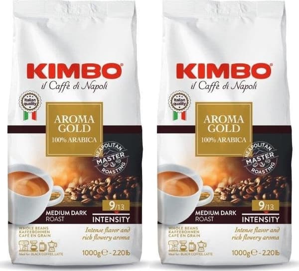 Kimbo Aroma Gold Hela Kaffebönor 2 kg