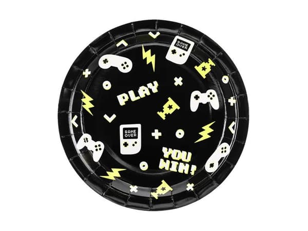 Lautaset Gamepads, 23 cm, lajitelma (1 kpl/6 kpl)