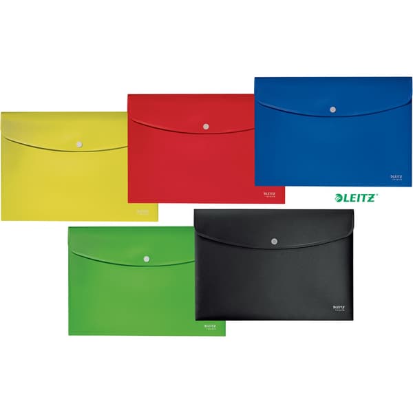 Leitz Mappemappe A4 PP sort genbrug