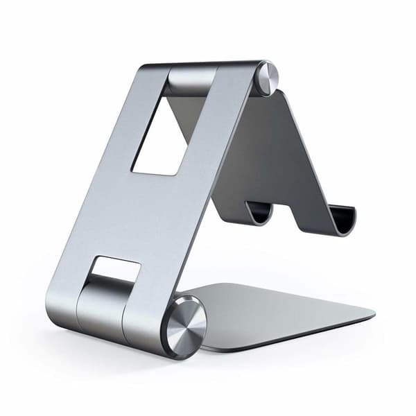 Satechi R1 Aluminium gångjärnshållare vikbart stativ Apple MacBook / iPad rymdgrå