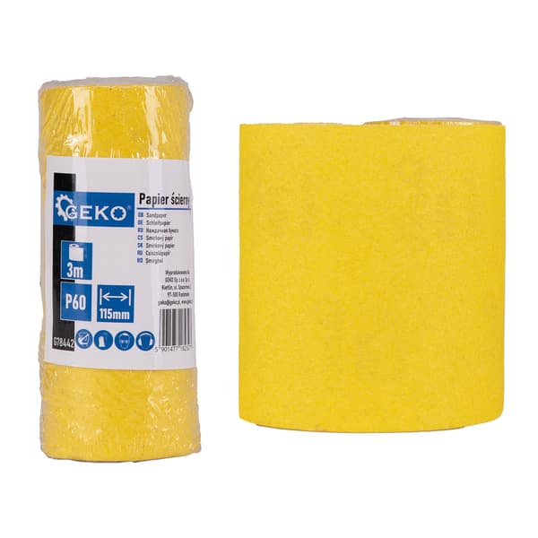 Papper - rulle 115mm x 3m P60 (100)
