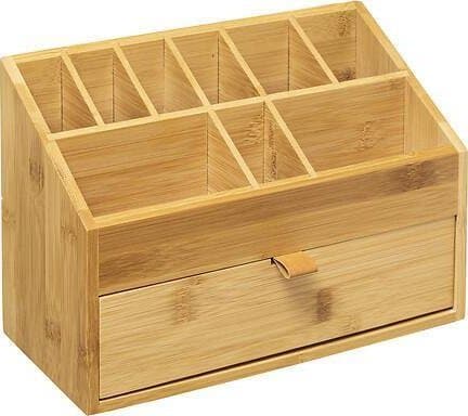 5five Bambuorganiserare för Kosmetika, Låda och 9 Fack