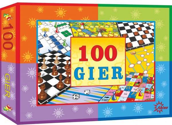 Spilsæt med 100 spil