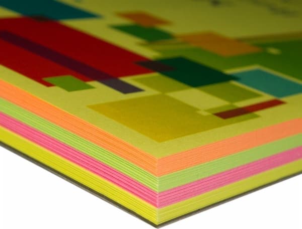EMERSON A4/80 G FLUORESCERENDE PAPIR 25 X 4 FARVER