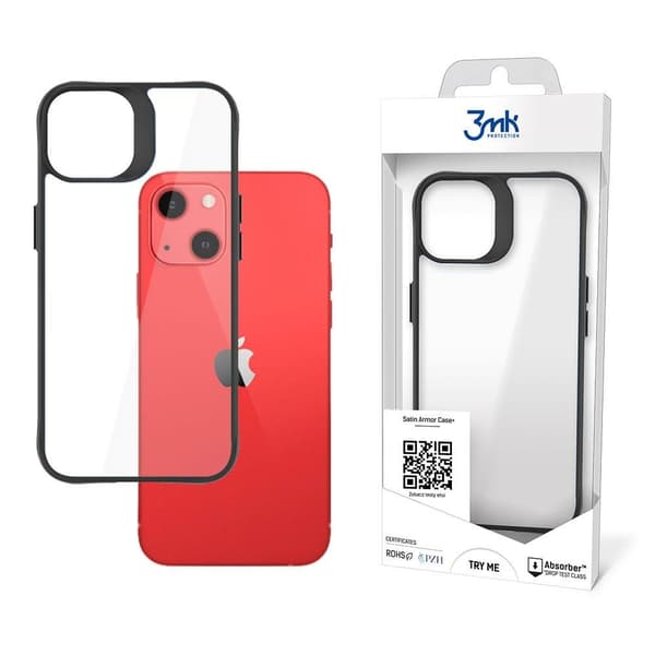 3mk Satin Armor Case+ iPhone 13-Serie - sort