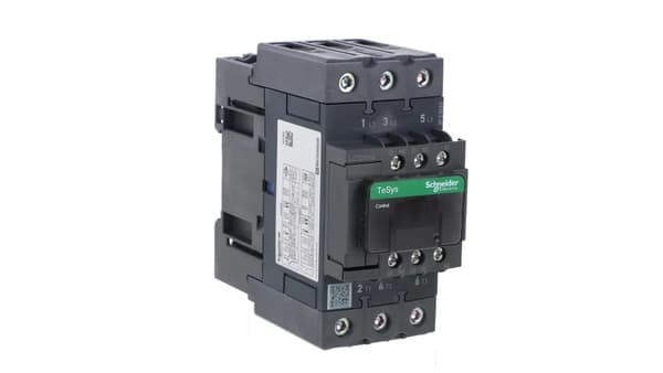 TeSys Deca Power Contactor 50A 3P 400V AC 1Z 1R (EVK) LC1D50AV7