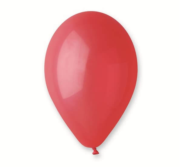 BALLON PASTEL 10 RØD/0512/
