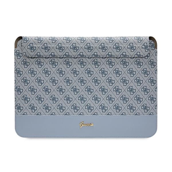 Guess 4G Stripe Metal Logo-etui til en 14-tommer bærbar computer – Blå