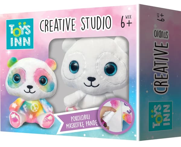 Panda-maskotti väritykseen Creative Studio