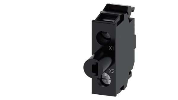 Lampeholder LED-blok blå 24V AC-DC husmontering skruebolte SIRIUS ACT 3SU1401-2BB50-1AA0