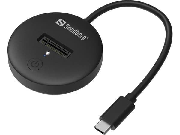 Sandberg USB 3.2 Dock för M.2+NVMe SSD USB 3.2 Dock för M.2+NVMe SSD