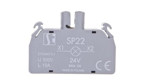 Lampunpidin Ba9s 24V AC/DC ilman lamppua SP22-1435R03