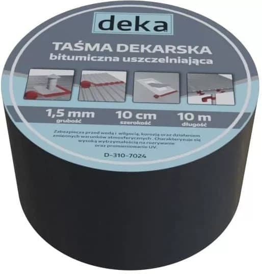 KATTOTIIVISTEEN TEIPPI ALUBUTYL 10CM*10MB MUSTA