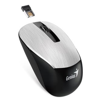 Genius Genius Mouse NX-7015, 1600DPI, 2.4 [GHz], optinen, 3kpl, langaton USB, hopea, AA