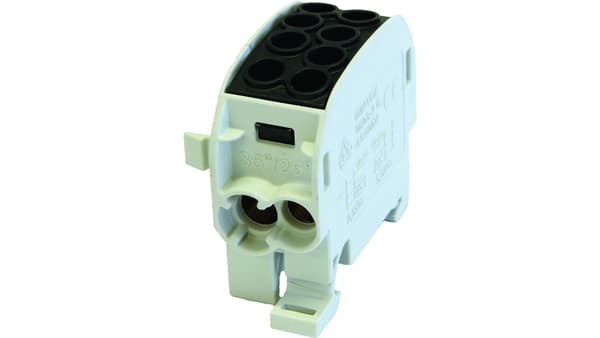 Fordelerblok Al/Cu SCB 35 (80210) SIMBLOCK sort 81502007