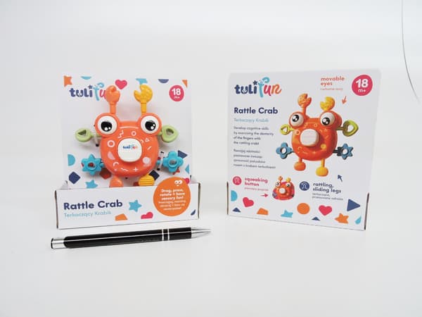 TULI FUN Terkochacks krabba montessorikarta.