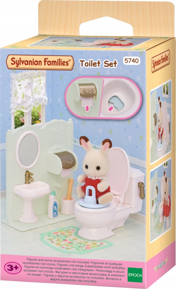 Badeværelsessæt med toilet