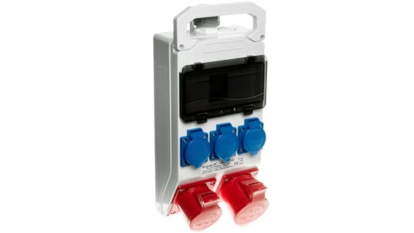Tavle 8-moduler 32A/400V 5P 16A/400V 5P 3x16A/250V 321