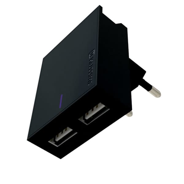 Swissten Batterioplader 2x USB-A 3 A (22031000)
