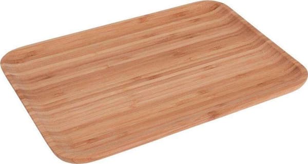 Excellent Houseware Träfat BAMBU Rektangulär Bricka 33x23 cm