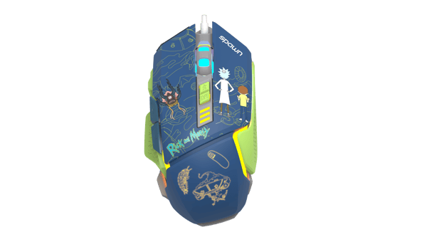 SPAWN GAMINGMUS RGB - RICK AND MORTY