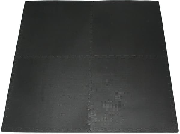 HMS suojamatto MP12 122 cm x 122 cm x 1,2 cm musta