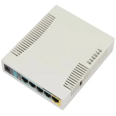 Mikrotik RB951UI-2hnd Vit PoE-stöd