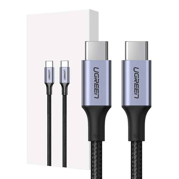 Kabel Typ-C till Typ C UGREEN US316, 100 W, 1 m (svart)