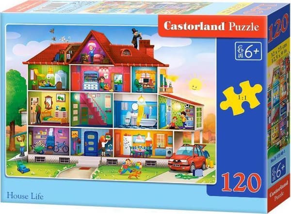 Palapeli 120 House Life CASTOR