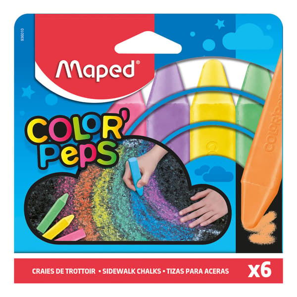 Colorpeps gatukrita 6 färger