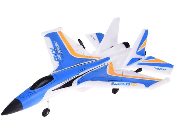 Sky Show Flygplan – Lättvikts hopfällbart skumflygplan med LED och USB-driven motor RC0721