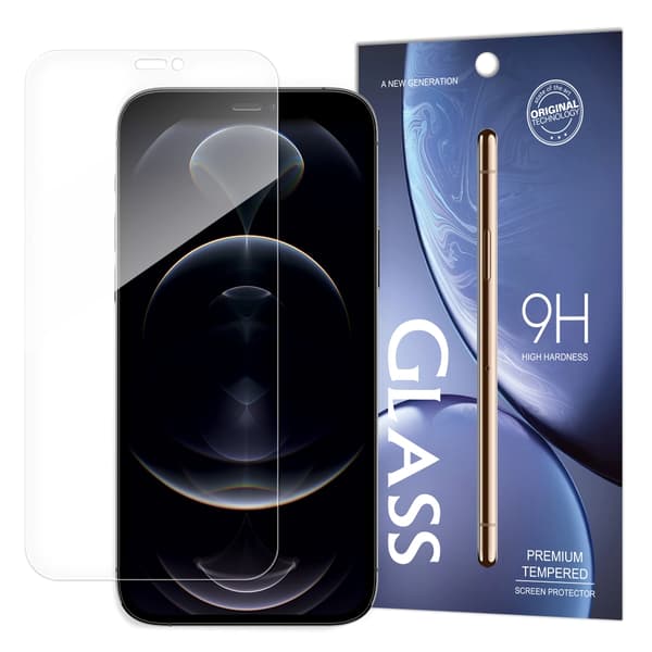 Härdat glas 9H härdat glas iPhone 17e / 16e / 14 / 13 Pro / iPhone 13 (Förpackning - Kuvert)