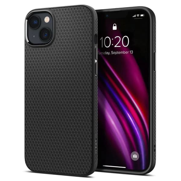 SPIGEN Liquid Air cover til IPHONE 14 PLUS mat sort