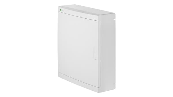 Utanpåliggande multimedia modulär kopplingslåda ELEGANT 2x12 dörrar vit 2425-20