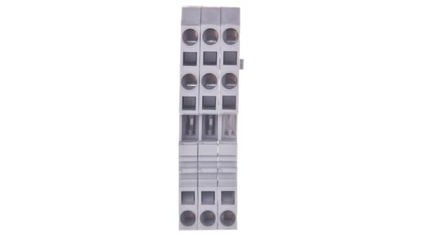 3-johtiminen kiskoliitin 4mm2 harmaa 281-681