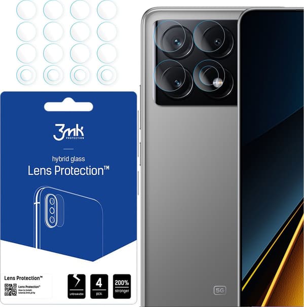3MK LENS PROTECT POCO X6 PRO 5G KAMERALINSSKYDD 4ST