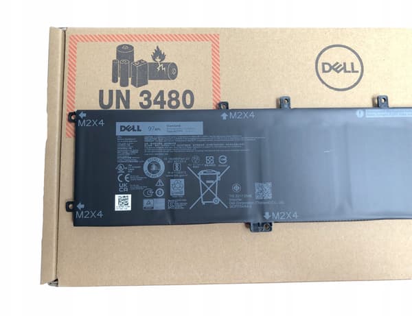 Dell 97Wh 6-cellet Lithium Ion batteri til bærbare computere